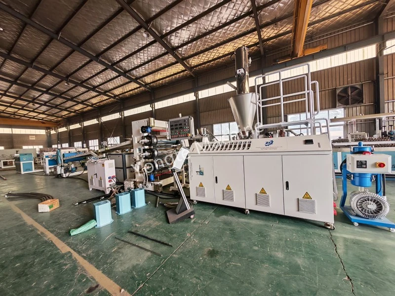 สายการอัดรีดแผ่นบาง PVC ขนาด 1200 มม