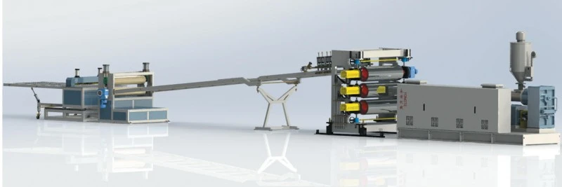 สายการอัดรีดแผ่น ABS ขนาด 1500 มม