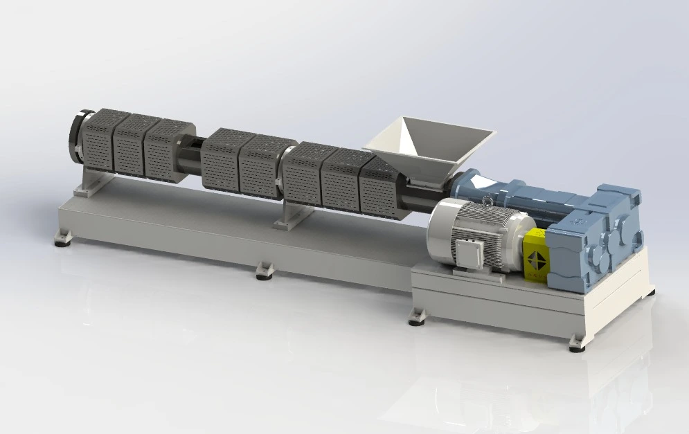 คำสั่งซื้อเครื่องอัดรีดรีไซเคิลพลาสติกแบบสกรูคู่สำหรับลูกค้าในแอฟริกา