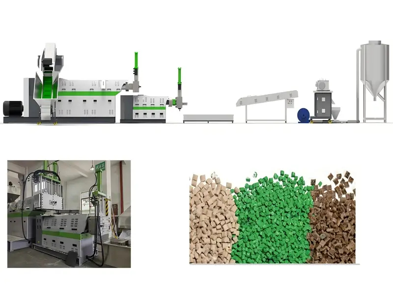 คำสั่งของแอฟริกาสำหรับเครื่องอัดเม็ดพลาสติก