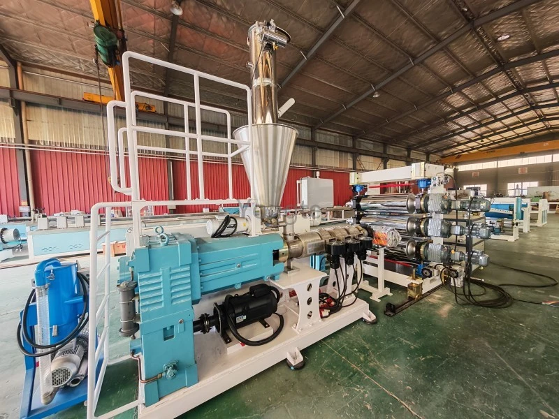 PVC Sheet Extrusion Line พร้อมสำหรับการว่าจ้าง