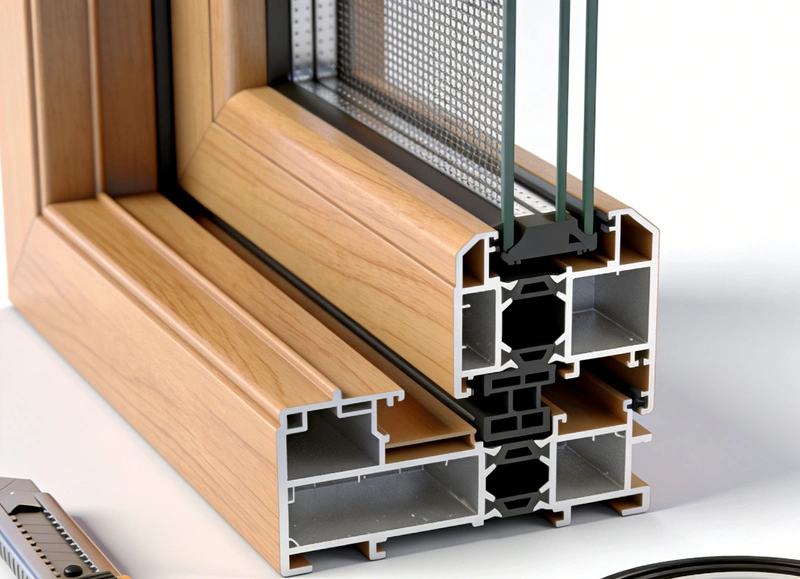 เครื่องอัดรีดโปรไฟล์หน้าต่างและประตู ABS